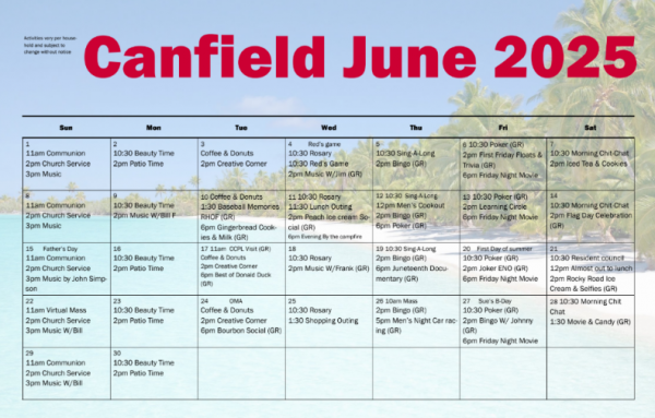 Canfield June 2025