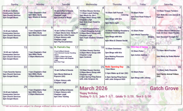 Gatch Grove March 26