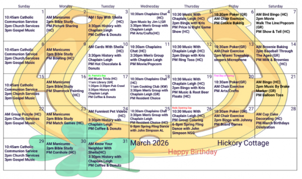 Hickory Cottage March 26