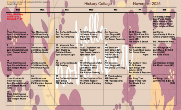 Hickory Cottage Nov 2025