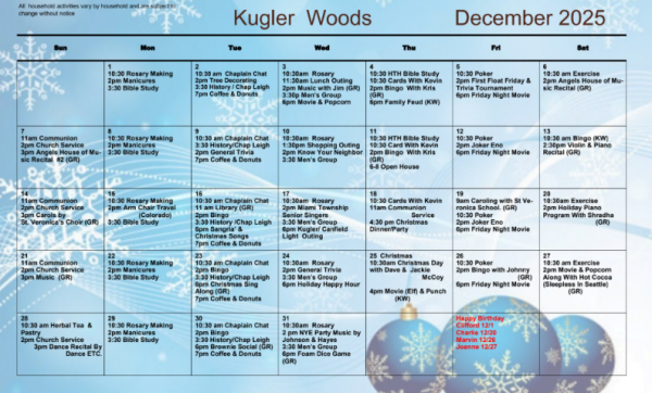 Kugler Woods Dec 2025