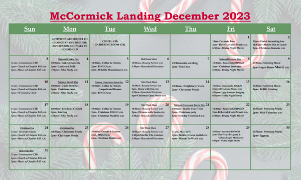 McCormick Landing Dec 2023