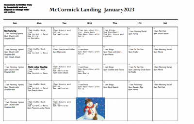 McCormick Landing Jan 2023