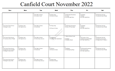 Canfield Court November 2022