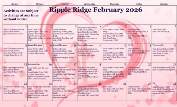 Ripple Ridge Feb 26