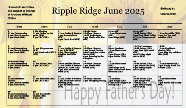 Ripple Ridge June 2025