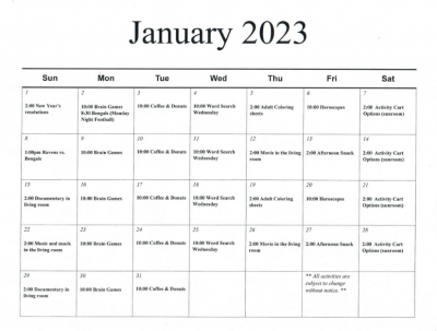 Rehabilitation Jan 2023