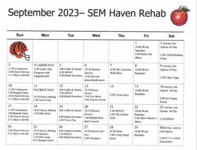 Rehab September 2023