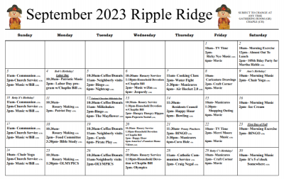 Ripple Ridge September 2023