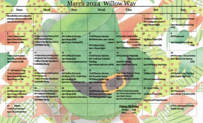 Willow Way March 2024