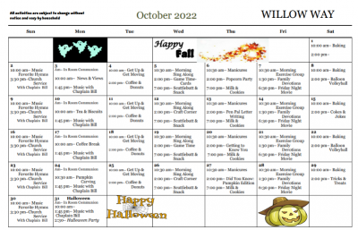 Willow Way October 2022
