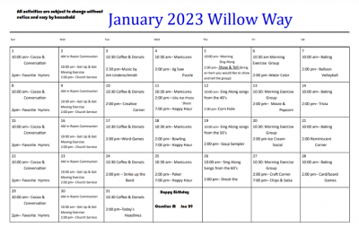 Willow Way Jan 2023