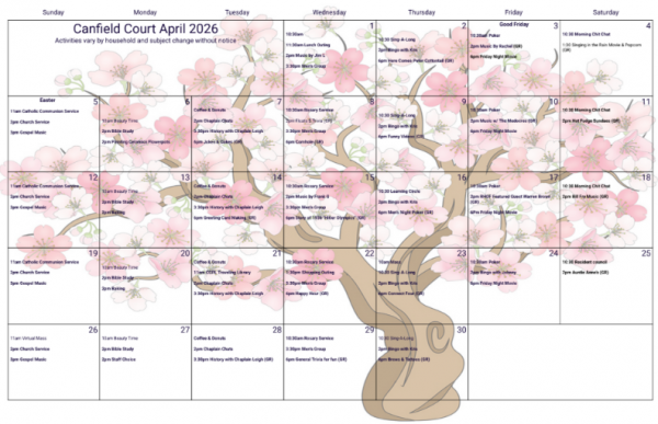 Canfield Court April 2026