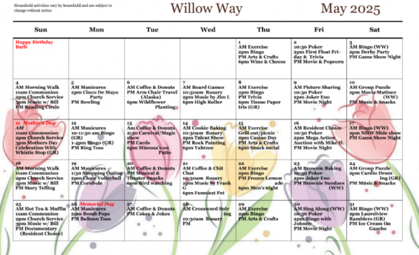 Willow Way May 2025