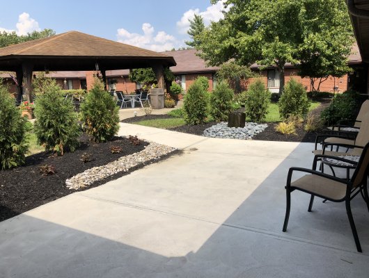 Kugler Woods Assisted Living Courtyard