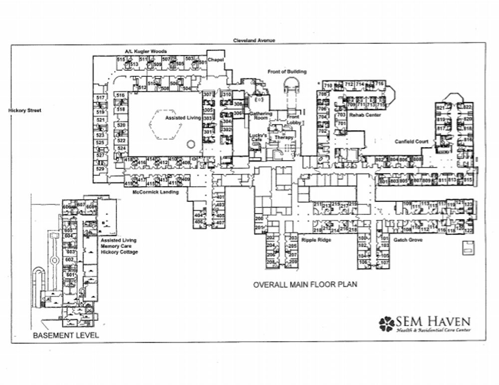 facility floor plan 