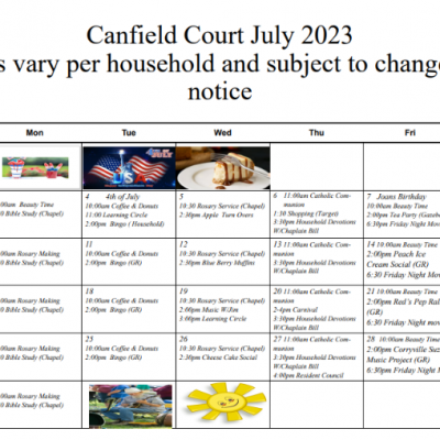 Canfield Court July 2023 