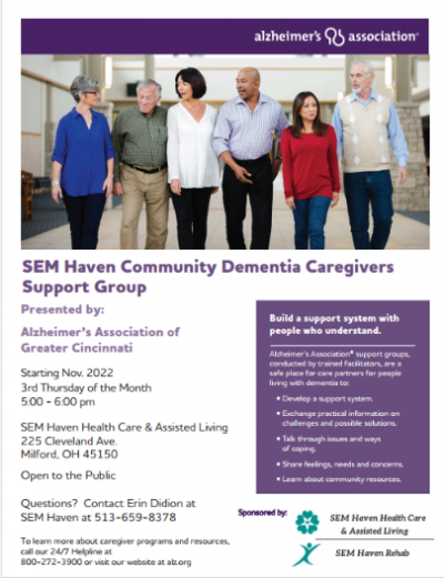 Memory Care Support Group