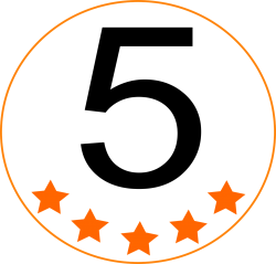 5 star rating icon