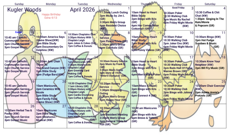 KUGLER WOODS - April 2026